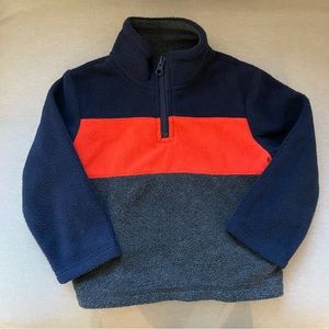 Baby Boy’s Fleece 1/4 zip pull over